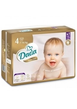 Підгузки дитячі Dada Extra Care, розмір 4 (7–16 кг), 42 шт